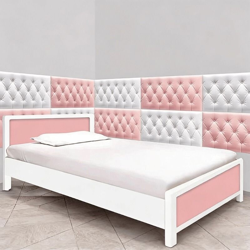 防潮防撞家用床头贴自粘软包儿童房装饰3d立体墙贴墙围贴靠背垫