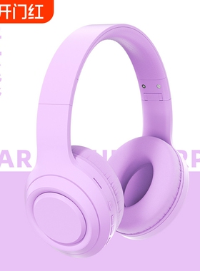 蓝牙耳机头戴式无线anc降噪超长续航高音质耳机复古蓝色