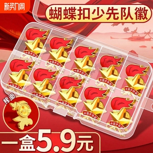 校徽小学生少先队员强磁铁扣中国队队徽勋章先锋队集体学校批发团购 安全别针强磁款 2025新款 少先队队徽标准款