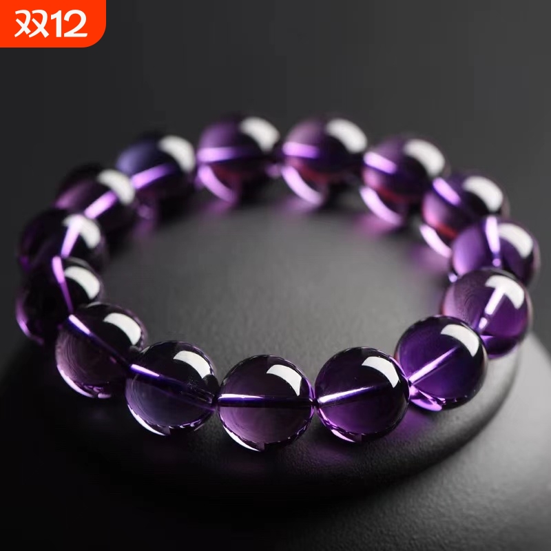 浓郁体仿乌拉圭紫水晶手链貔貅手串吊坠浓郁紫平替一物一图礼品