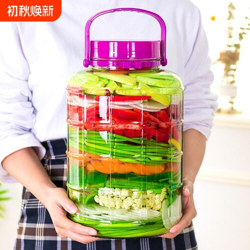 泡菜坛子密封罐腌糖蒜容器食品级咸菜腌菜泡酒专用家用玻璃瓶罐子