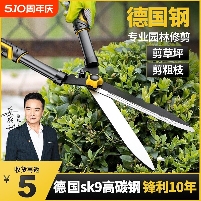 修枝剪剪树枝专用剪刀大园林园艺修花果树树木修剪剪枝伸缩手套