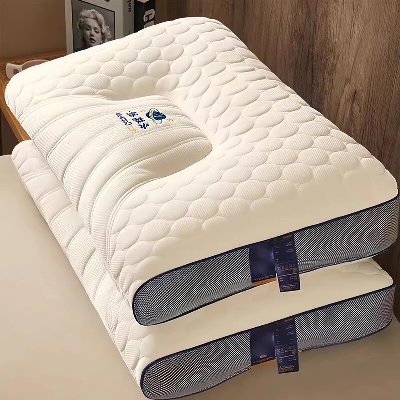 反牵引颈椎枕头男护颈椎助睡眠专用枕芯家用一对整头学生宿舍回购