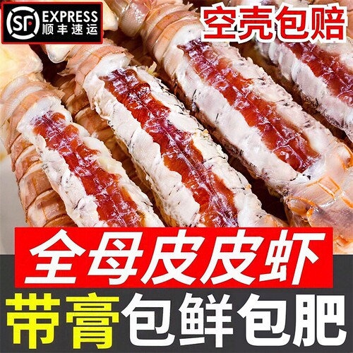 皮皮虾鲜活冷冻特大全母带膏带籽虾爬子椒盐即食海虾海鲜水产新鲜