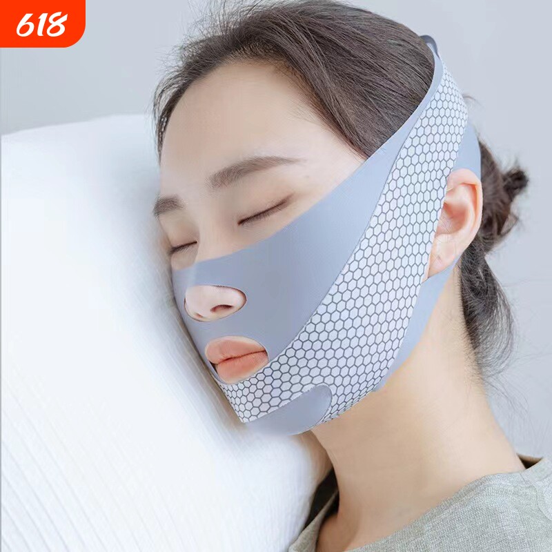 瘦脸神器提拉面罩新款石墨烯紧致v脸绷带脸部面部面雕塑形脸部