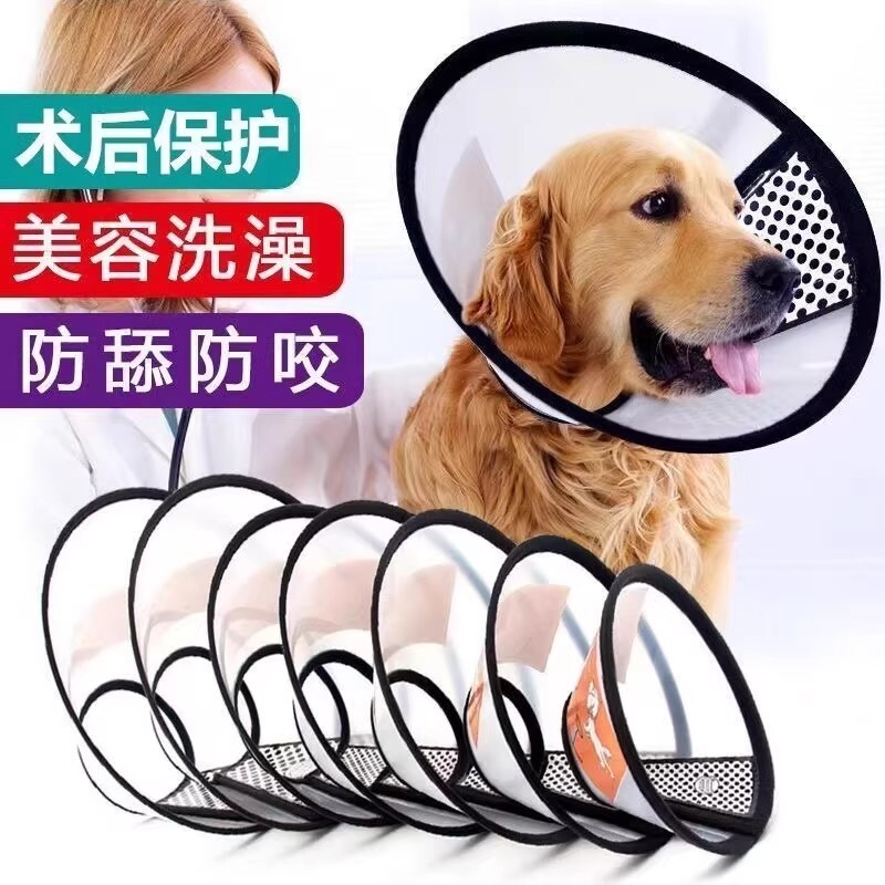 伊丽莎白圈猫咪头套绝育项圈防舔猫圈脖圈狗宠物伊莉莎白颈圈防咬