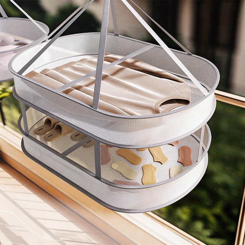 晾衣网毛衣羊毛衫平铺晾晒网兜晒袜子神器晒衣篮晒衣服家用晾衣架