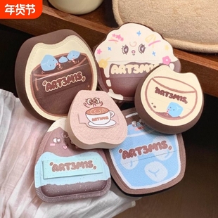 第一名！凹凸迷思系列粉扑气垫粉底液不吃粉粉饼散粉化妆棉花糖