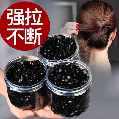 橡皮筋黑色发圈女发绳加粗加厚