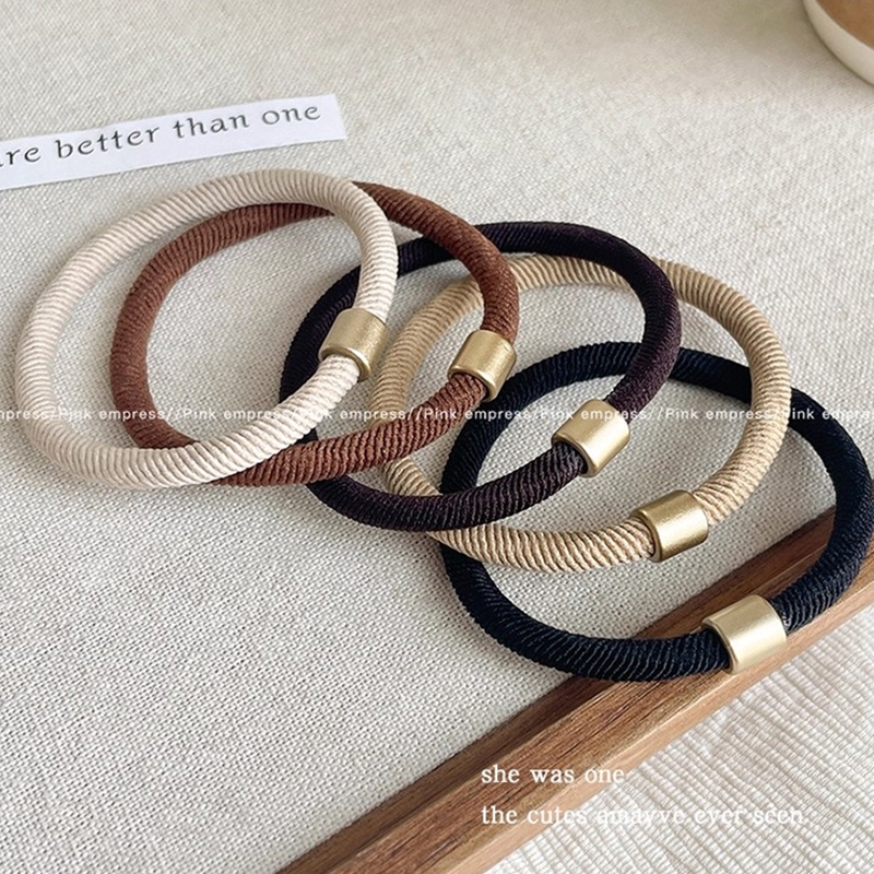 头绳女2025新款高端成人橡皮筋皮套发圈高弹力耐用扎头发发绳头饰