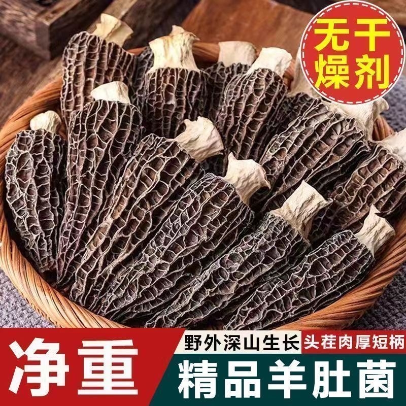 羊肚菌干货头茬正品云南特产级煲汤牛肚菌菇料包非野生官方旗舰店