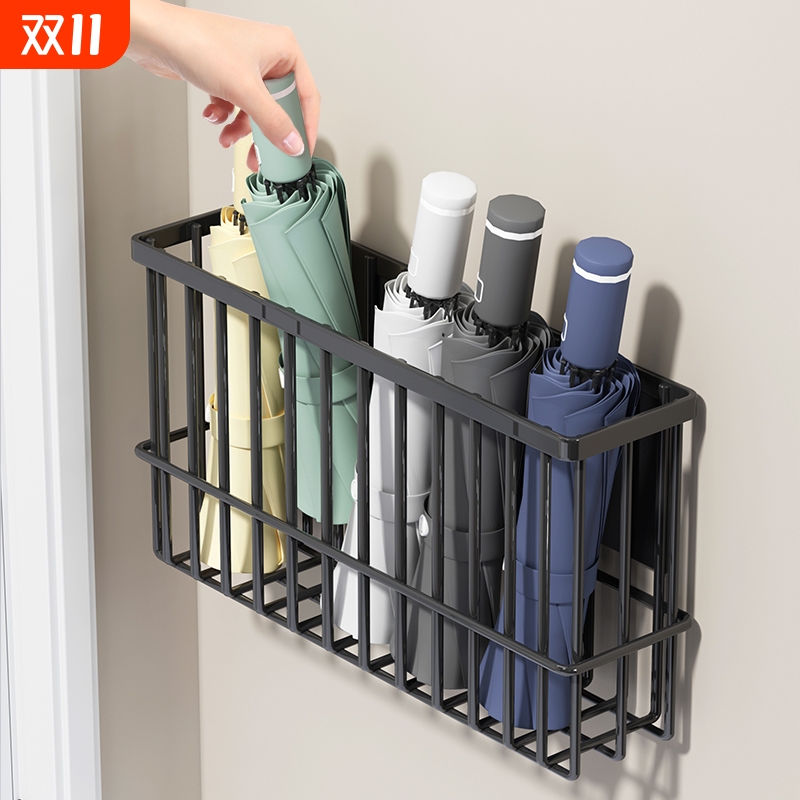 门后雨伞置物架家用磁吸雨伞架