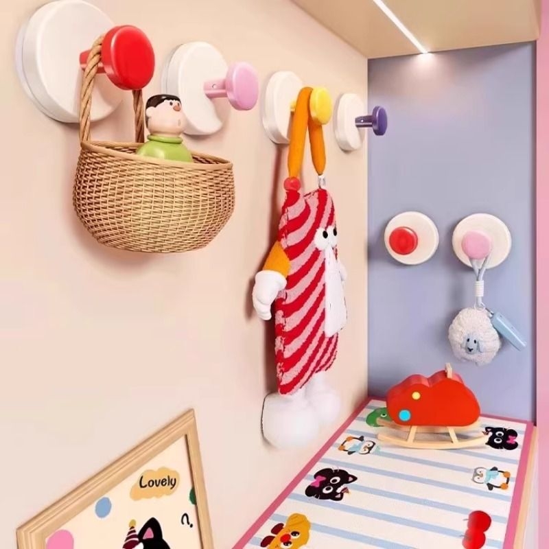 多巴胺挂钩浴室门后挂衣架卫生间挂毛巾厨房强力承重无痕粘贴