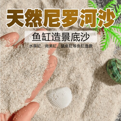 尼罗河沙专用砂天然蟹沙垫材珊瑚贝壳砂鱼缸造景沙寄居蟹底砂
