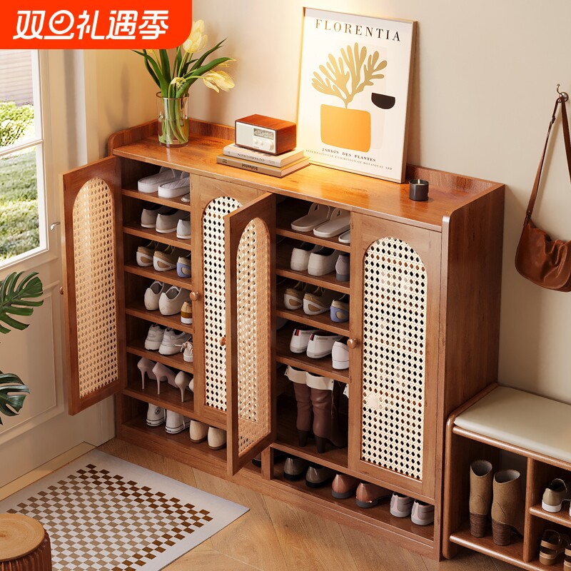 鞋柜家用门口多层简易鞋架子大容量收纳神器入户门多功能出租屋用
