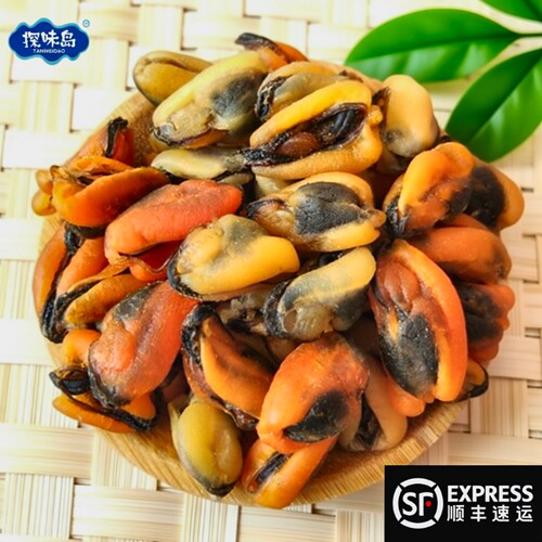 正品特级淡菜干海味干货新鲜淡晒野生中小号海虹青口贝海鲜