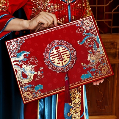 中式龙凤礼金箱三件套|255人收藏