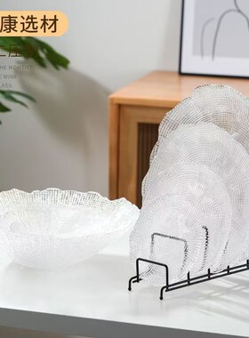 欧式风玻璃盘水果盘甜品盘