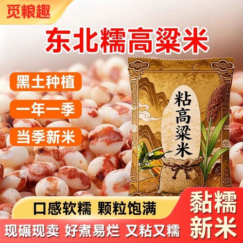 农家去壳红糯高粱酿酒