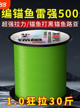 进口过胶大力马鱼线PE线路亚专用锚鱼雷强打黑海杆海钓线防咬耐磨