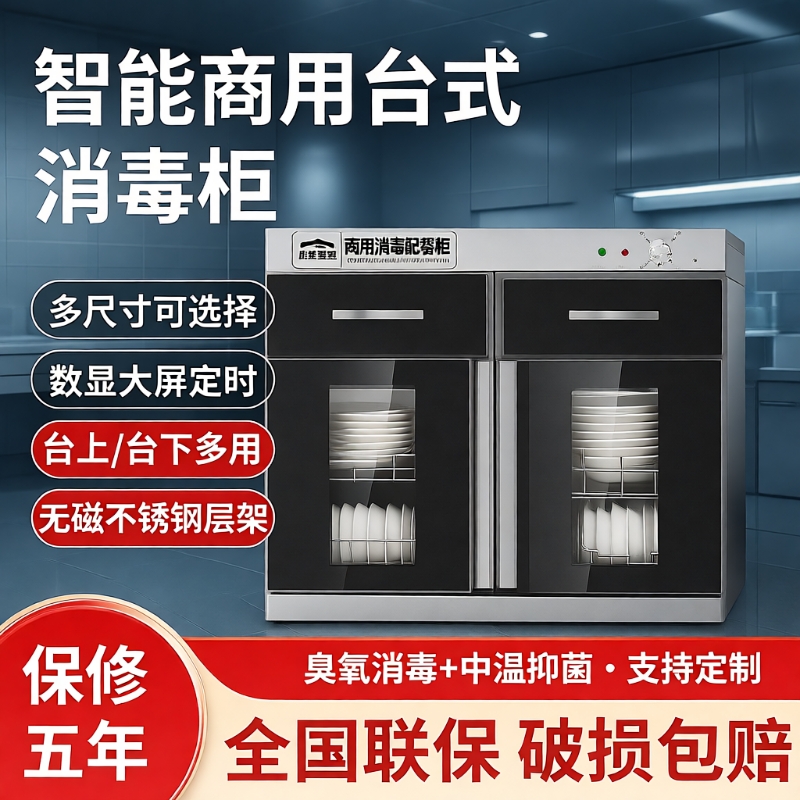 商用不锈钢台式消毒柜自动断电