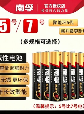 南孚聚能环5代干电池无汞碱性