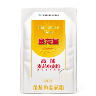 金龙鱼面粉1kg高筋麦芯小麦粉包子馒头饺子面条家用小袋麦香专业