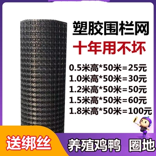 塑料网格防护养殖菜园栅栏户外拦鸡网子圈玉米脚垫漏粪养鸡围栏网