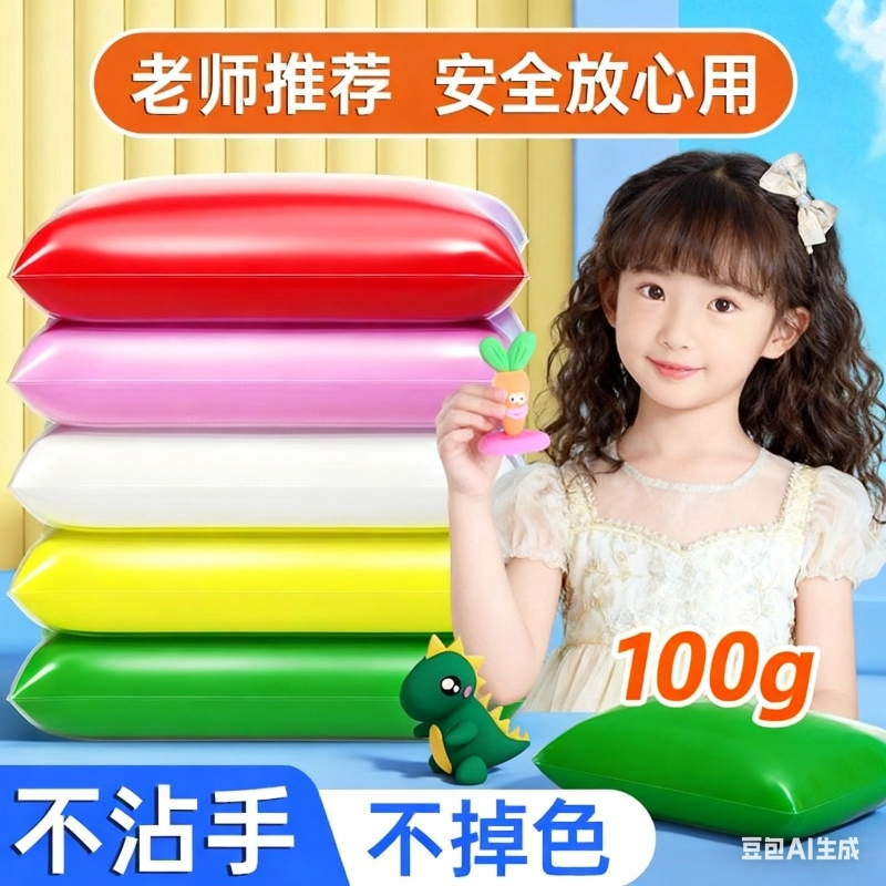 超轻粘土100g克大包装幼