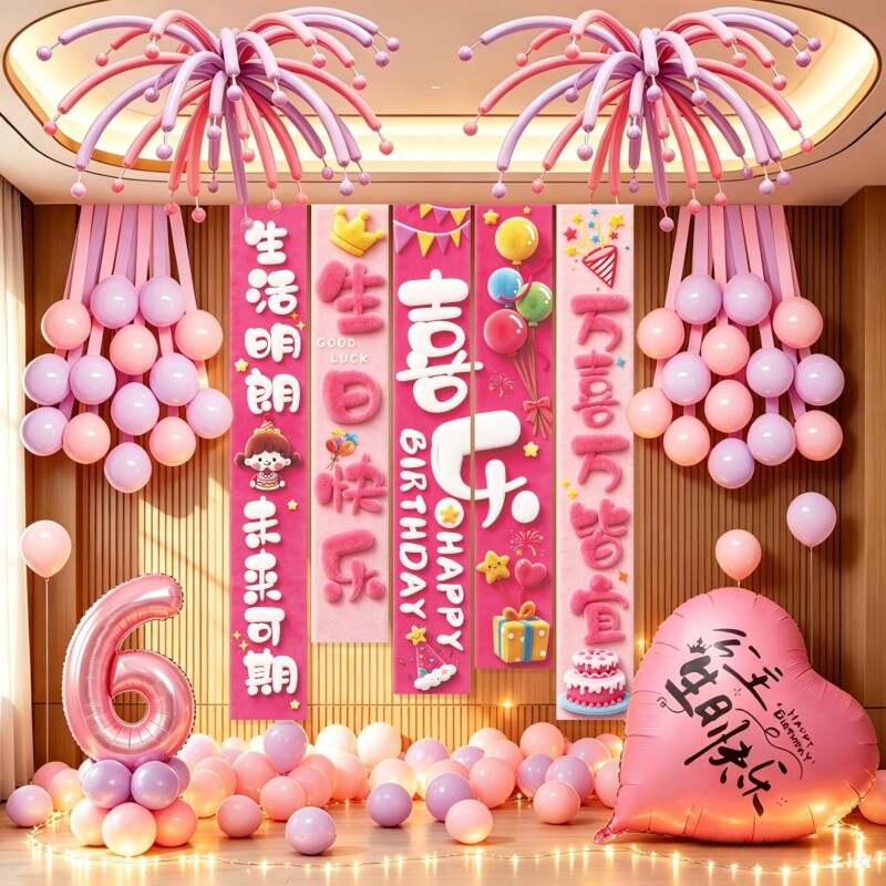 生日快乐条幅装饰|超1000次加购图片