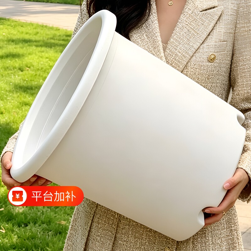 控根透气花盆加厚超大口径15加仑月季果树盆不四季通用落地带托盘