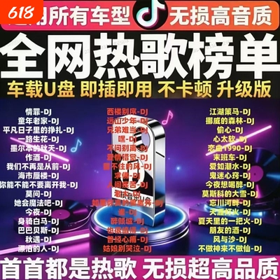 热歌经典DJ必备音质车载音乐U盘