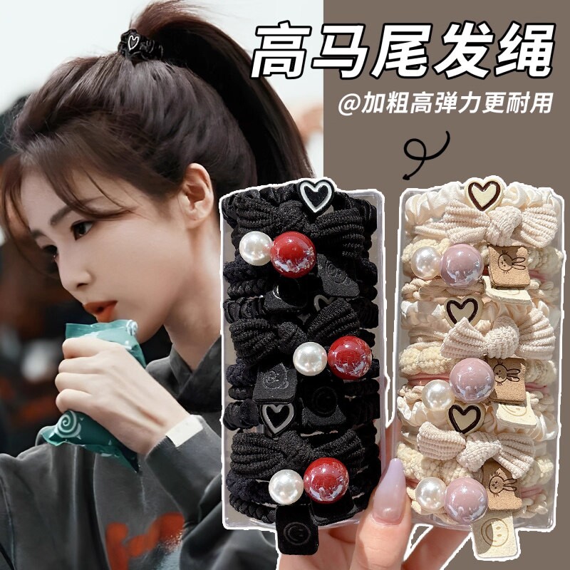 高级感头绳女高马尾皮筋发圈2026新款高弹力耐用扎发头圈发绳发饰