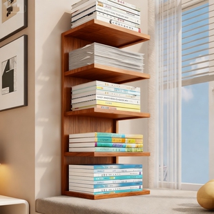 学科分类置物架书架课本收纳架窗台立式阅读架学生分科书本放置架