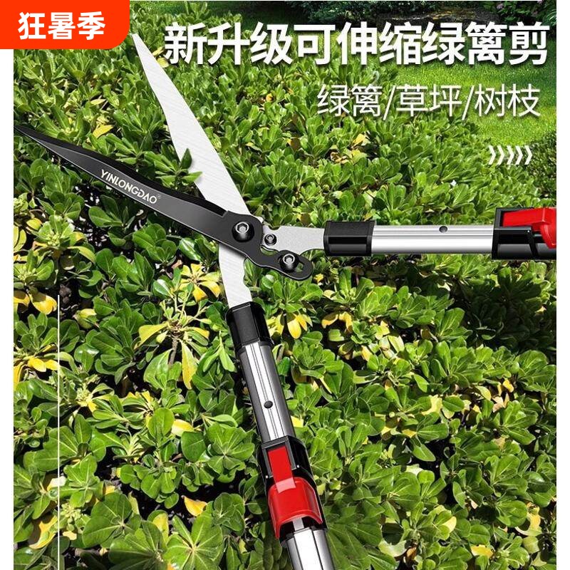 德国进口园艺大剪刀果树枝草坪修枝剪园林绿化工具绿篱剪修剪锰钢