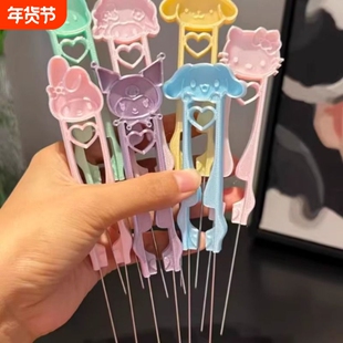 泡芙卷拼豆笔2.6mm神器豆针笔长镊子夹子工具猫抓铲豆铲双针单针