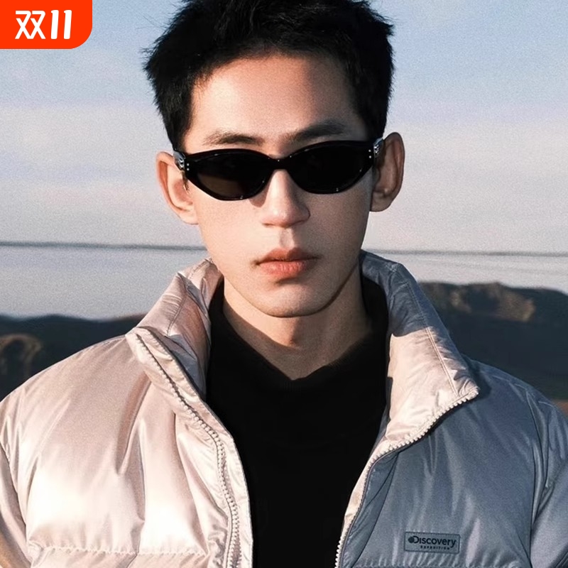 gm墨镜男士痞帅偏光小框猫眼美式复古个性防紫外线近视太阳眼镜女