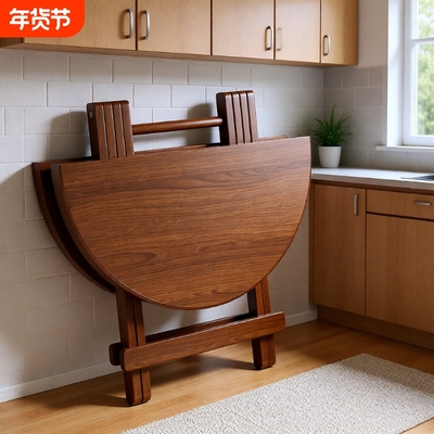 折叠桌子便携餐饭阳台家用