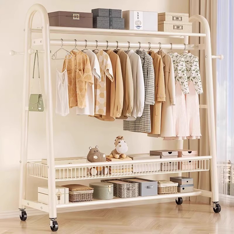 衣架落地卧室挂衣架室内家用简易收纳架子晾衣架衣帽架客厅宿舍