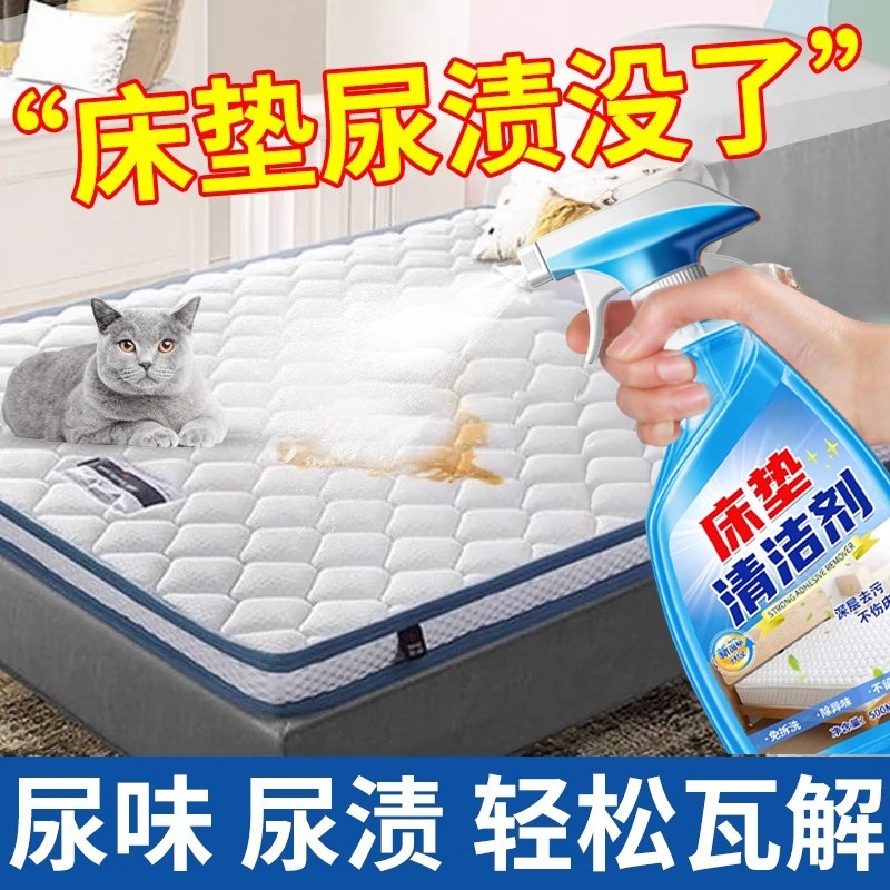 洗床垫清洗剂免水洗强力去尿渍汗渍发黄除霉斑布艺沙发席梦思干洗