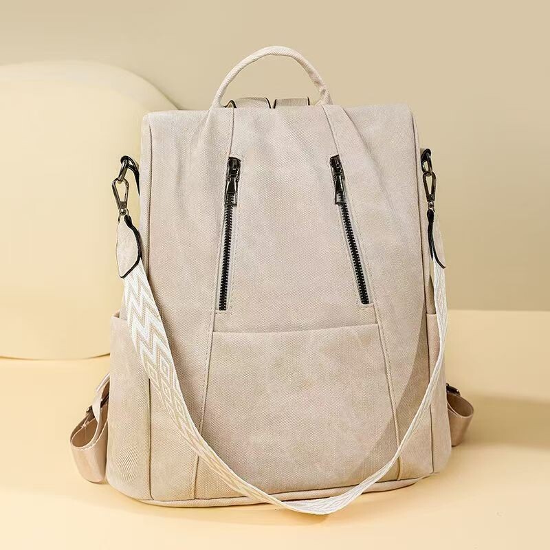 新款女士帆布包女包单肩旅游通勤大容量休闲手提斜挎包妈妈包大包