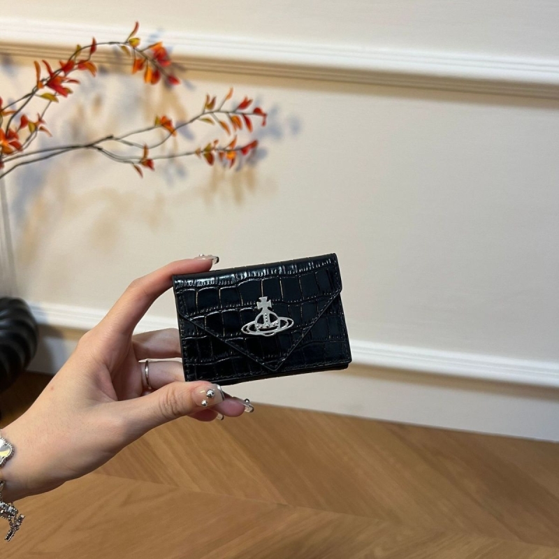 迷你钱包女短款漆面牛皮三折真皮钱夹小卡包高档鳄鱼纹卡夹外贸