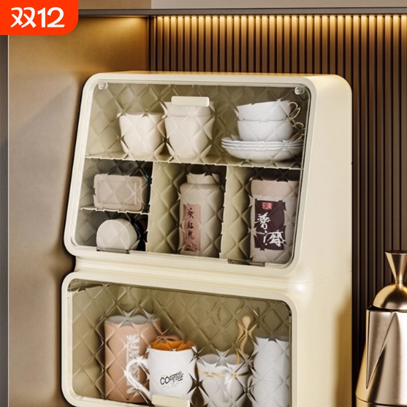 桌面茶包收纳盒胶囊咖啡茶叶收纳架茶水间吧台透明三顿半展示架子