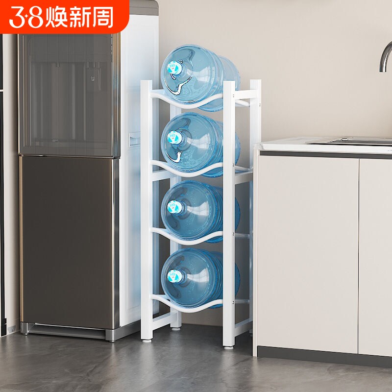 水桶置物架家用落地矿泉水纯净水桶放置架子加厚饮水机桶架收纳