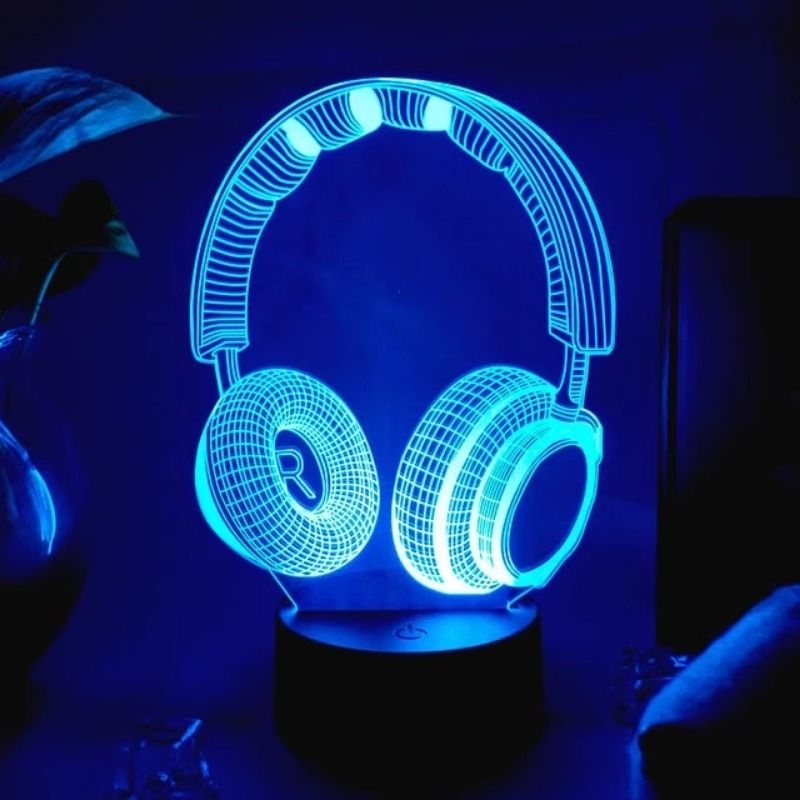 PS4电竞灯apex游戏手柄七彩小夜灯电脑桌面机箱RGB摆件装饰氛围灯