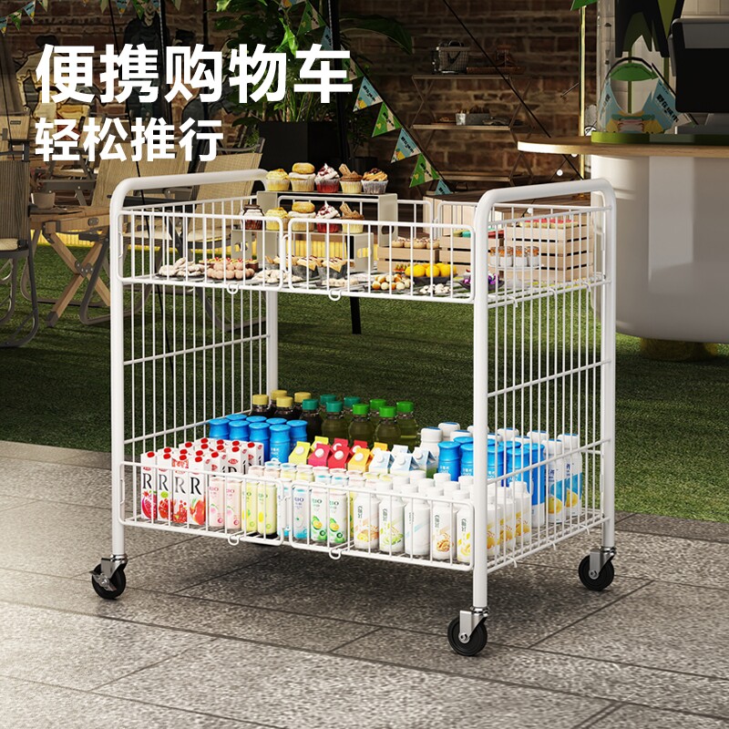 摆摊夜市展示架摊位花车小推车折叠摆摊便携移动多功能购物小推车