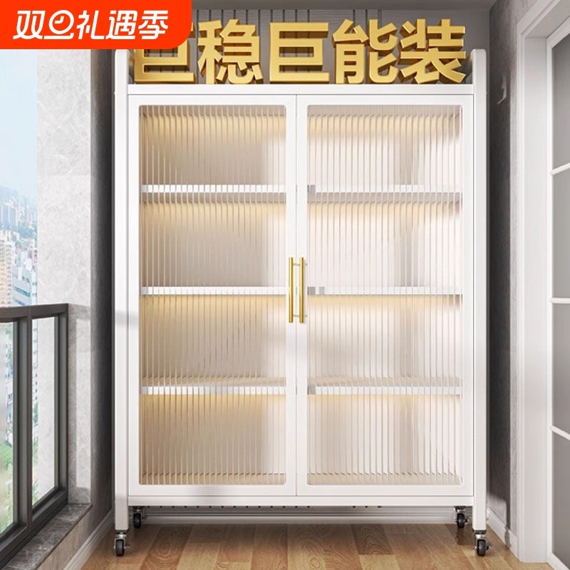 多层加厚钢制书架落地置物架儿童书柜家用一体靠墙收纳架储物柜子