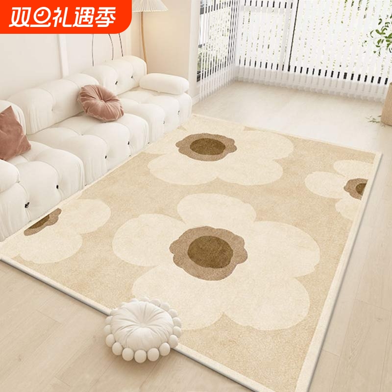 地毯客厅2024新款家用沙发茶几地垫全铺免洗可擦房间卧室床边垫子
