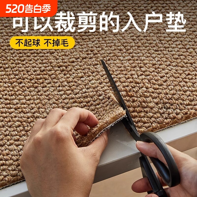 入户门地垫仿地毯门垫进门大门口玄关脚垫可裁剪防滑门厅丙纶耐脏