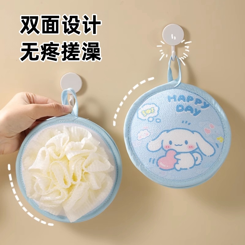 儿童搓澡巾沐浴球二合一专用宝宝搓澡搓泥无痛玉桂狗卡通洗澡浴花